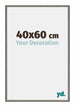 New York Aluminium Fotokader 40x60cm Mercury Structuur Voorzijde Maat | Yourdecoration.be