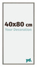 New York Aluminium Fotokader 40x80cm Mercury Structuur Voorzijde Maat | Yourdecoration.be