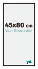 New York Aluminium Fotokader 45x80cm Zwart Mat Voorzijde Maat | Yourdecoration.be