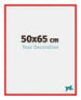 New York Aluminium Fotokader 50x65cm Ferrari Rood Voorzijde Maat | Yourdecoration.be