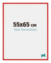 New York Aluminium Fotokader 55x65cm Ferrari Rood Voorzijde Maat | Yourdecoration.be