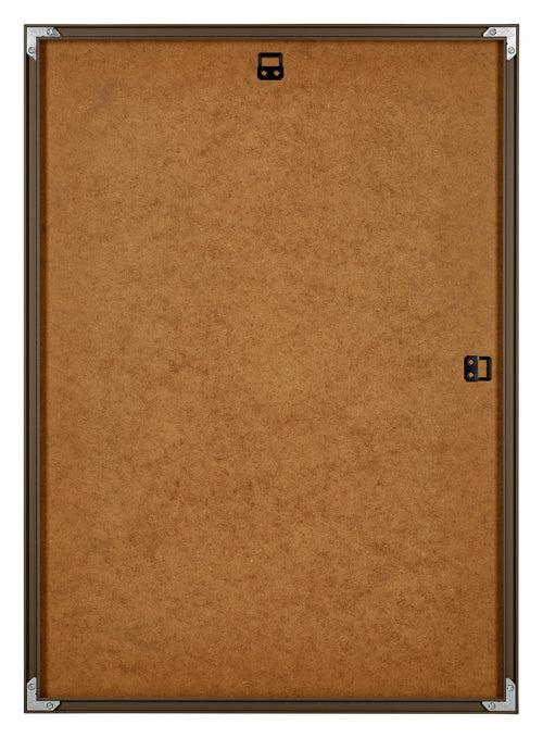 New York Aluminium Fotokader 59 4x84cm A1 Walnoot Structuur Achterzijde | Yourdecoration.be