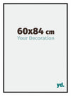 New York Aluminium Fotokader 60x84cm Zwart Mat Voorzijde Maat | Yourdecoration.be