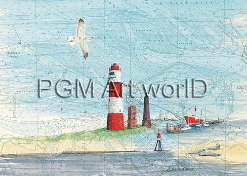 PGM NK 01 Katharina Noack Die Feuer von Borkum Kunstdruk 70x50cm | Yourdecoration.be