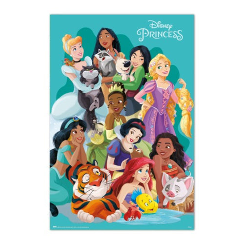 Poster Disney Princesses And Pets 61x91 5cm GPE5963 | Yourdecoration.be