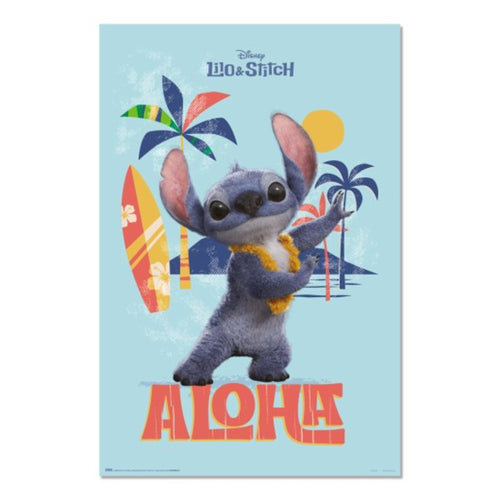 Poster Disney Stitch Live Action Aloha 61x91 5cm Grupo Erik GPE5956 | Yourdecoration.be