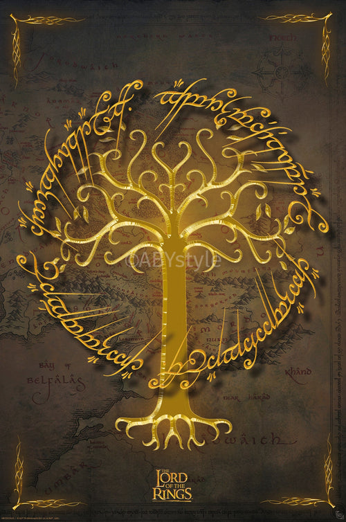 Poster Lord Of The Rings White Tree 61x91 5cm Abystyle GBYDCO655 | Yourdecoration.be