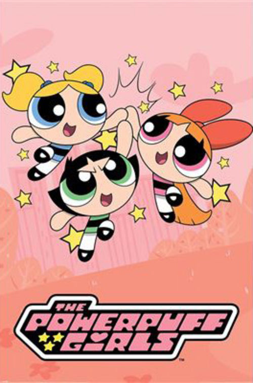 Poster Powerpuff Girls Stars 61x91 5cm PP2500871 | Yourdecoration.be
