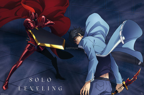 Poster Solo Leveling Jinwoo Vs Igris 91 5x61cm GBYDCOA011 | Yourdecoration.be