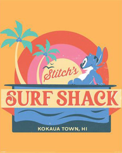 Poster Stitch Surf Shack 40x50cm MPP2501419 | Yourdecoration.be