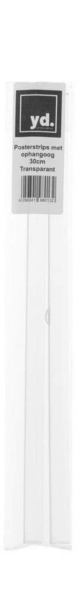 Posterhangers Transparant 30cm met ophangoog | Yourdecoration.be