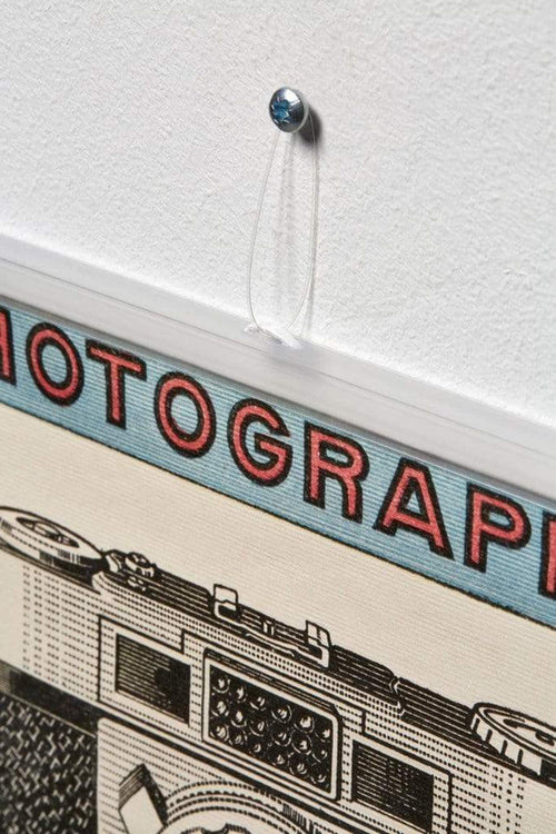 Posterhangers Transparant 90cm met ophangoog | Yourdecoration.be