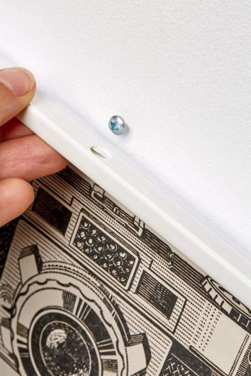 Posterhangers Wit 61cm met ophanggat | Yourdecoration.be