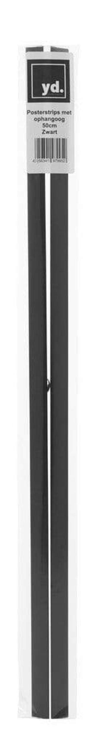 Posterhangers Zwart 50cm met ophangoog | Yourdecoration.be