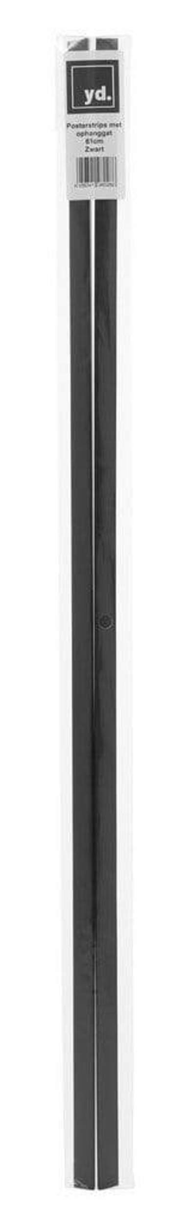Posterhangers Zwart 61cm met ophanggat | Yourdecoration.be