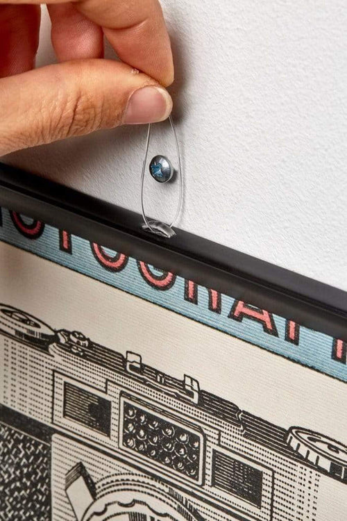 Posterhangers Zwart 70cm met ophangoog | Yourdecoration.be