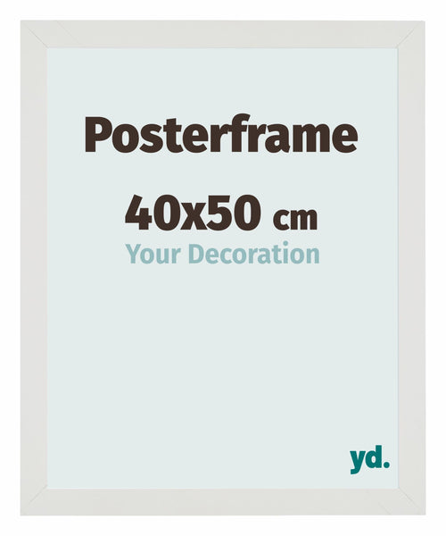 Posterkader 40x50cm Wit Mat MDF Parma Maat | Yourdecoration.be