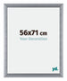 Tucson Aluminium Fotokader 56x71cm Zilver Geborsteld Voorzijde Maat | Yourdecoration.be