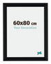 Tucson Aluminium Fotokader 60x80cm Zwart Geborsteld Voorzijde Maat | Yourdecoration.be