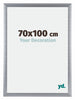 Tucson Aluminium Fotokader 70x100cm Zilver Geborsteld Voorzijde Maat | Yourdecoration.be