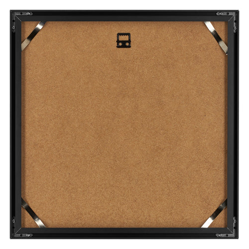 Virginia Aluminium Fotokader 50x50cm Zwart Achterzijde | Yourdecoration.be