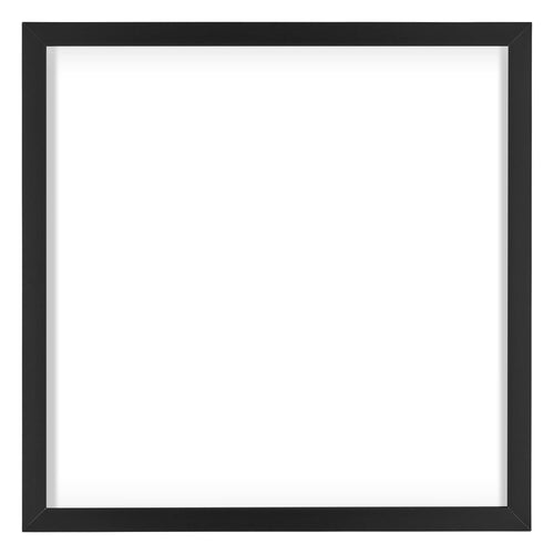Virginia Aluminium Fotokader 60x60cm Zwart Voorzijde | Yourdecoration.be