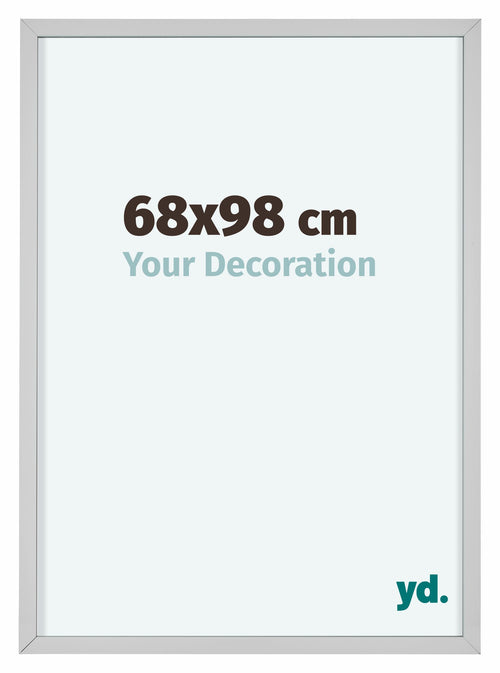 Virginia Aluminium Fotokader 68x98cm Wit Voorzijde Maat | Yourdecoration.be