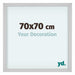 Virginia Aluminium Fotokader 70x70cm Wit Voorzijde Maat | Yourdecoration.be