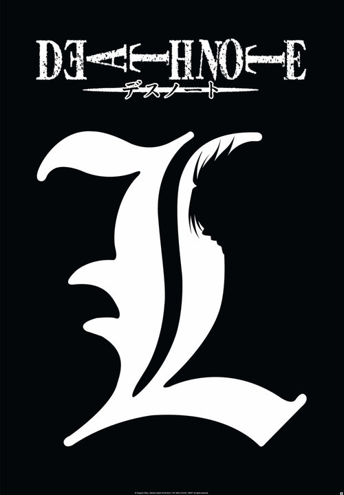 Death Note L Symbol Poster 61X91 5cm | Yourdecoration.be