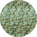 Komar Greenery Fotobehang 125x125cm Rond | Yourdecoration.be