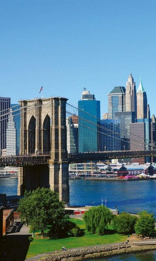 Dimex Brooklyn Bridge 1 Fotobehang 150x250cm 2 banen | Yourdecoration.be