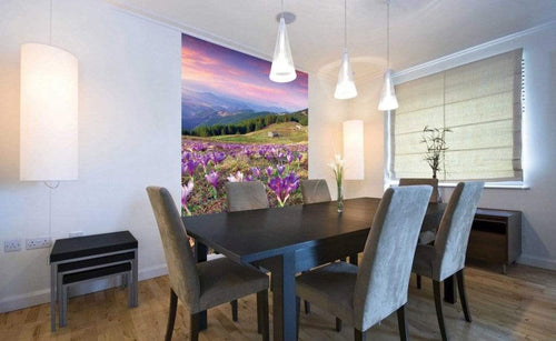 Dimex Crocuses at Spring Fotobehang 150x250cm 2 banen Sfeer | Yourdecoration.nl