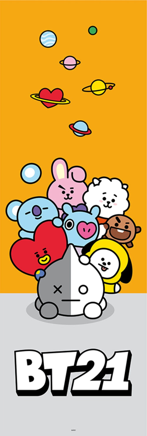 Grupo Erik PPGE8082 Bt21 Characters Poster 53X158cm | Yourdecoration.be