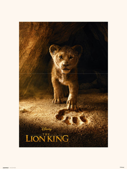 Grupo Erik Disney The Lion King Simba Real Action Kunstdruk 30X40cm | Yourdecoration.be