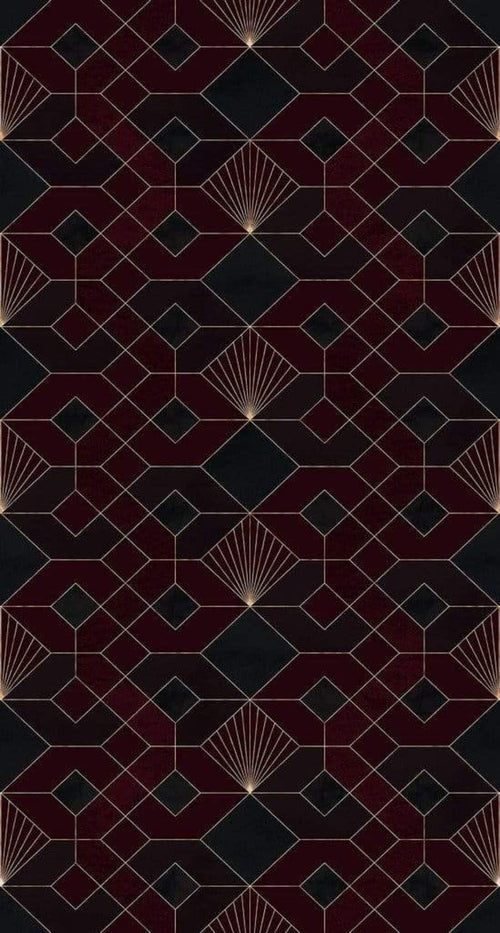 Komar Coquilles Rouges Vlies Fotobehang 150x280cm 3 banen | Yourdecoration.be