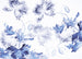Komar Blue Silhouettes Vlies Fotobehang 350X250 cm 7 Banen | Yourdeocration.be