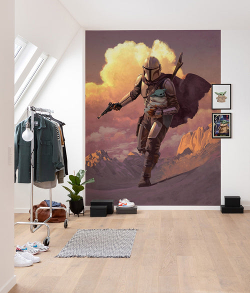 Komar Vlies Fotobehang Iadx4 020 Mandalorian Escape Interieur | Yourdecoration.be