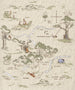 Komar Vlies Fotobehang Iadx4 042 Winnie The Pooh Map | Yourdecoration.be