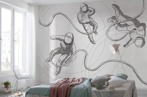 Komar Vlies Fotobehang Iax8 0015 Extraordinary Astronauts Interieur | Yourdecoration.be
