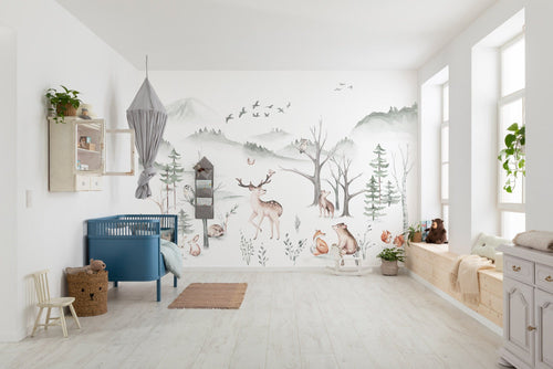 Komar Vlies Fotobehang Iax8 0034 Cozy Woods Interieur | Yourdecoration.be