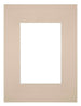 Passe Partout 18x24cm Karton Beige Rand Recht Voorzijde | Yourdecoration.be