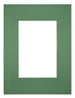Passe Partout 18x24cm Karton Groen Bos Rand Recht Voorzijde | Yourdecoration.be