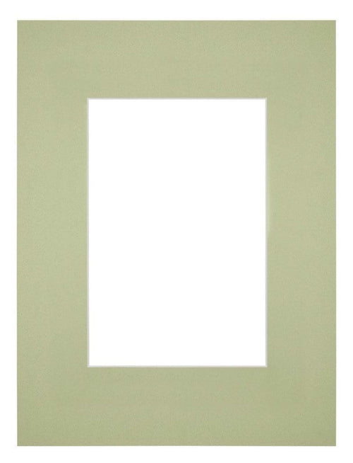 Passe Partout 18x24cm Karton Mintgroen Rand Recht Voorzijde | Yourdecoration.be