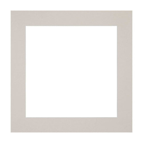 Passe Partout 20x20cm Karton Grijs Graniet Rand Recht Voorzijde | Yourdecoration.be