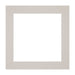 Passe Partout 20x20cm Karton Grijs Graniet Rand Recht Voorzijde | Yourdecoration.be