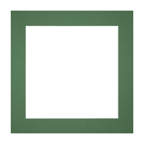 Passe Partout 20x20cm Karton Groen Bos Rand Recht Voorzijde | Yourdecoration.be