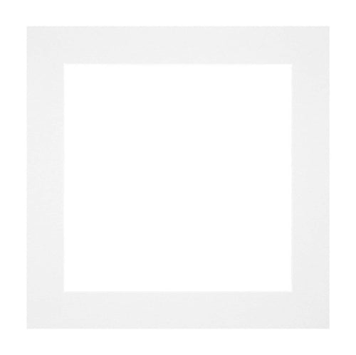 Passe Partout 20x20cm Karton Wit Rand Recht Voorzijde | Yourdecoration.be