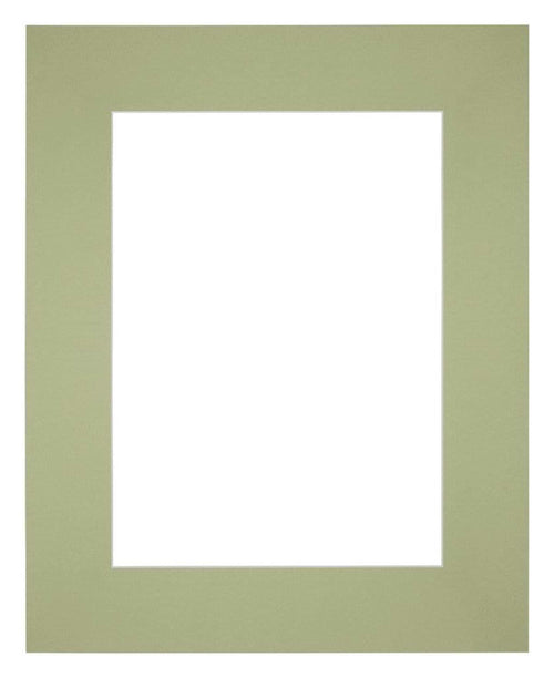 Passe Partout 20x25cm Karton Mintgroen Rand Recht Voorzijde | Yourdecoration.be