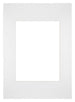 Passe Partout 20x28cm Karton Wit Rand Recht Voorzijde | Yourdecoration.be