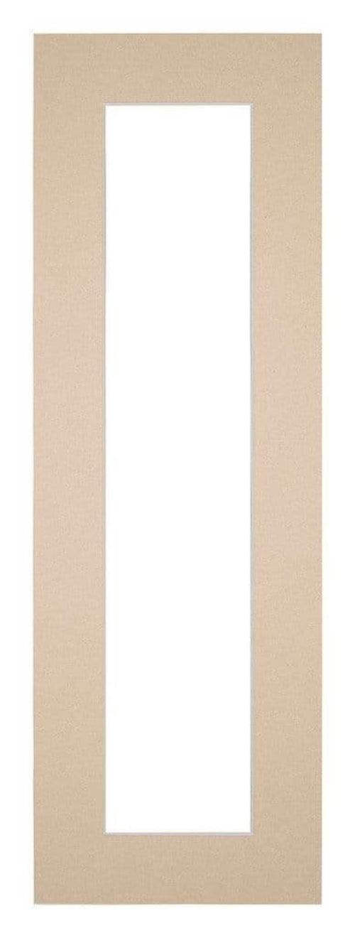 Passe Partout 20x60cm Karton Beige Rand 5cm Recht Voorzijde | Yourdecoration.be